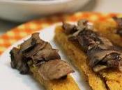 Crostini polenta funghi