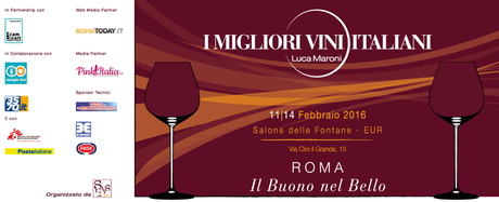 I migliori vini italiani 2016 al Salone delle Fontane dell'Eur, dall'11 al 14 febbraio 2016