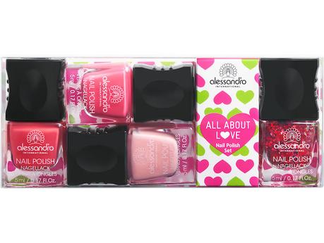Nail polishes All About Love Alessandro Internationl