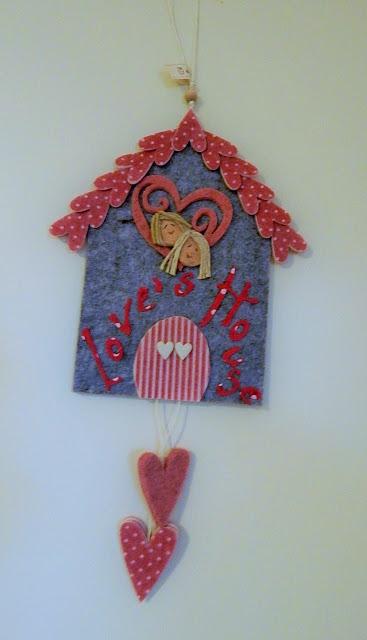 LOVE'S HOUSE IN FELT