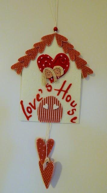 LOVE'S HOUSE IN FELT