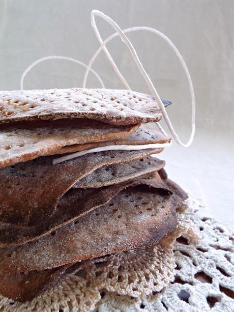 Multigrain crispbreads con lievito madre