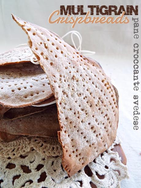 Multigrain crispbreads con lievito madre