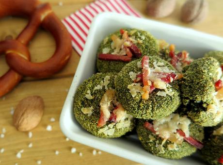 Polpette di spinaci con pecorino e speck