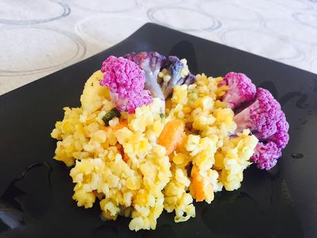 Insalata di Bulgur e lenticchie rosse