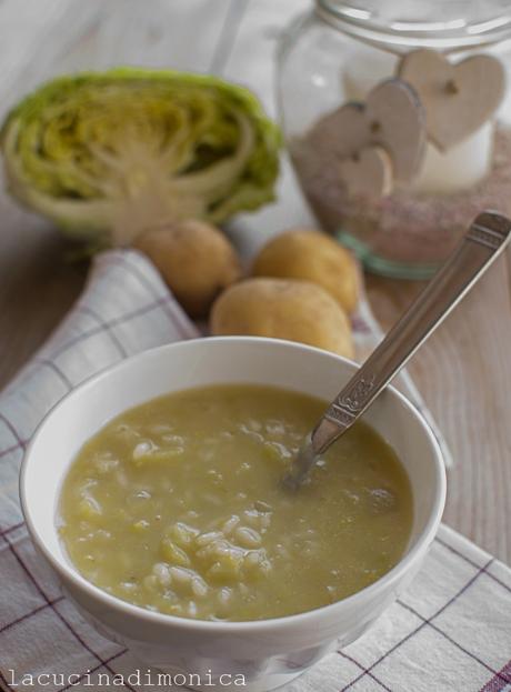 MINESTRA DI RISO,VERZA E PATATE ( risi,verza e patate – Veneto)