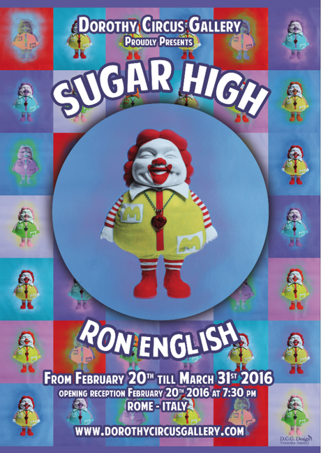 “Sugar High” Ron English Solo Show – Dorothy Circus Gallery