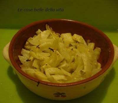 Insalata di finocchi al forno