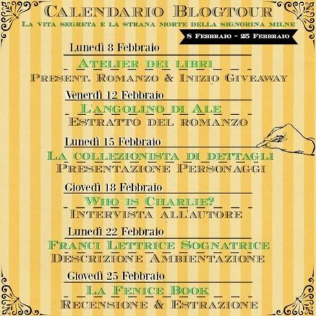 Calendario Blog Tour La vita segreta