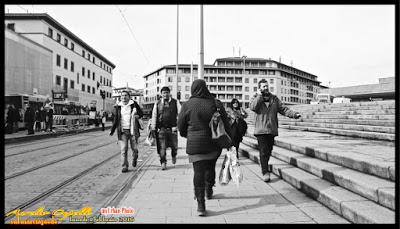 prove di urban-photo, sul marciapiede