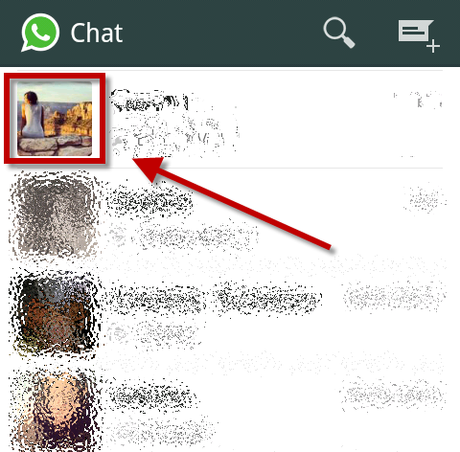 Galaxy S6 Come cambiare immagine del profilo WhatsApp