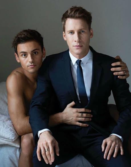 #GFDEDITORIALS: Tom Daley e Dustin Lance Black on Out Magazine.