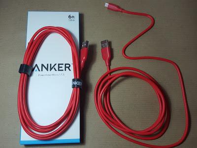 Uno dei migliori cavi usb per caricabatterie: ANKER PowerLine con rivestimento in Kevlar