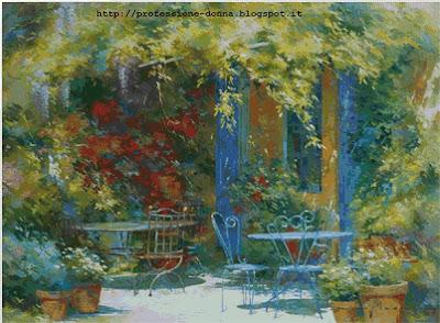 Schema a punto croce: Johan Messely : Il giardino segreto_14