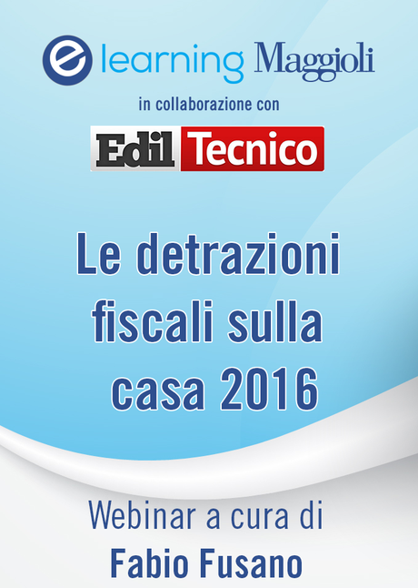 copertina fusano 1 Detrazioni fiscali Casa 2016: il Webinar di Ediltecnico che risolve i dubbi