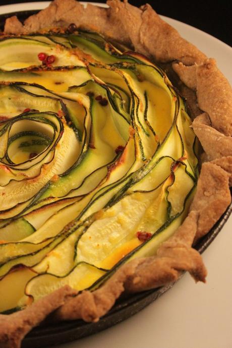 Quiche di zucchine e zafferano