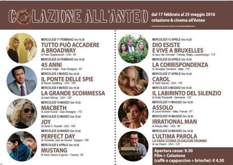 Momenti di felicità a Milano: la colazione con film all’Anteo