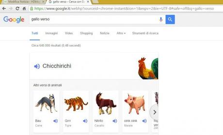 Se Google fa il verso degli animali…