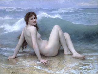 Schema a punto croce: L'Onda di Bouguereau