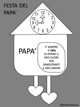 Disegni E Lavoretti Per La Festa Del Papa Paperblog