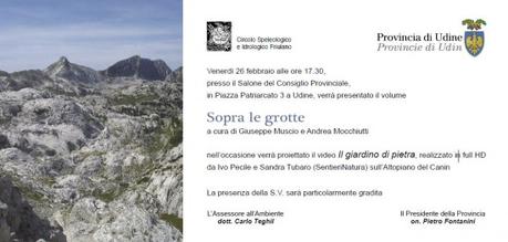 Presentazione libro “Sopra le grotte”