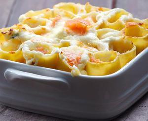 Paccheri ricotta e salmone