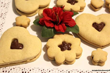 Biscotti con cuore alla nutella