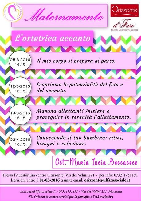 Marzo dedicato alle coppie in attesa: incontri gratuiti su gravidanza parto e post parto a Macerata