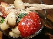 Insalata rapida salva pranzo, fagioli pomodorini semi girasole