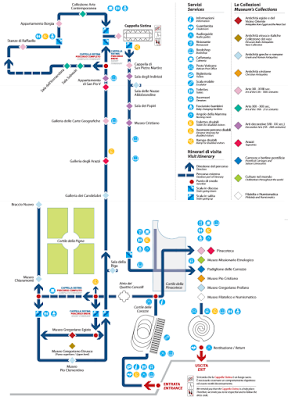 Mappa Musei Vaticani