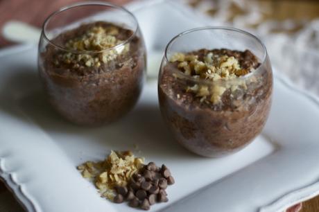 Budini senza glutine con quinoa e cioccolato