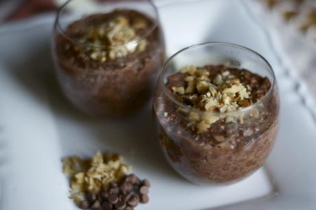 Budini senza glutine con quinoa e cioccolato