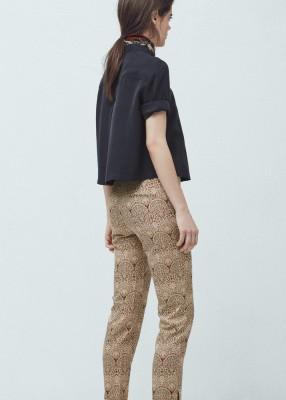 pantaloni jaquard mango primavera 2016 mamme a spillo