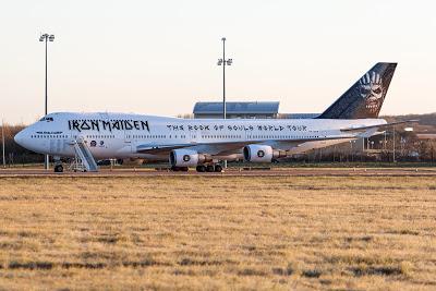 IRON MAIDEN foto nuovo Force One