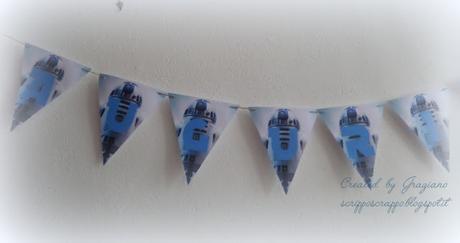 BANNER STAR WARS PER IL COMPLEANNO DI LEONARDO