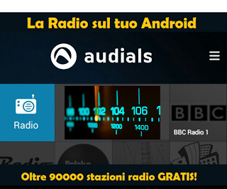 Audials Radio Player Recorder: la Radio Android con 90 mila stazioni da ascoltare in background e registrare