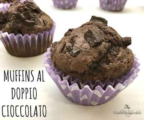 muffins al doppio cioccolato