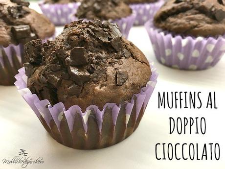 muffins al doppio cioccolato