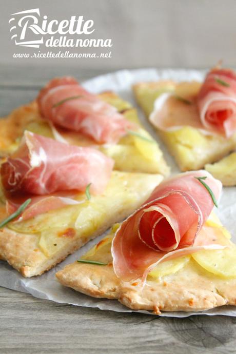 pizza senza glutine patate speck 2