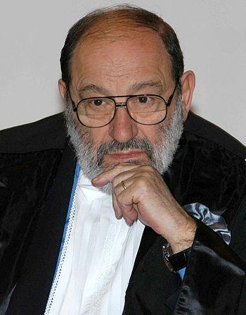 English: Umberto Eco - italian philosopher and...