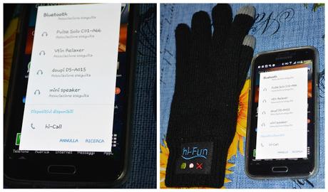 Guanti Bluetooth D-Mail i Guanti che si trasformano in una cornetta del telefono
