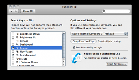 [Guida] Come configurare i tasti funzione su [Mac] con [FunctionFlip]