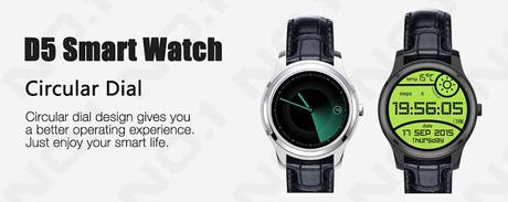 Offerta Smartwatch Android Wear NO.1 D5: uno Smartphone sul polso a soli 118 euro