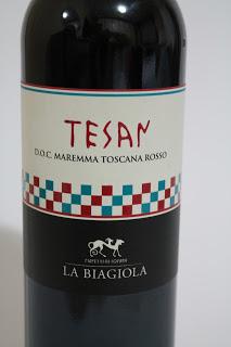 Maremma Toscana Rosso Doc Tesan, La Biagiola