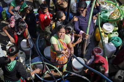 Dieci milioni di persone rimaste senz'acqua a Nuova Delhi