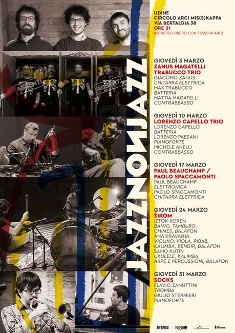 A marzo Hybrida presenta la rassegna “Jazznonjazz” a Udine