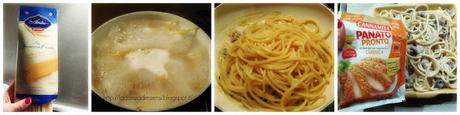 Spaghetti al forno con salsiccia al mirto