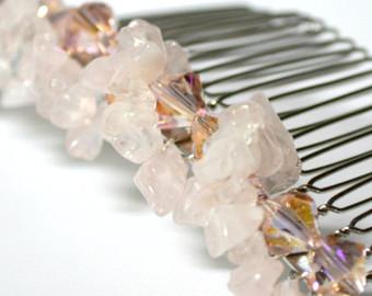 wedding-hair-accessories-rose-quartz