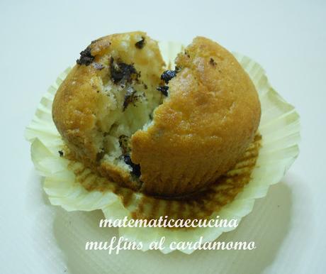 Muffins al Cardamomo e Gocce di Cioccolato