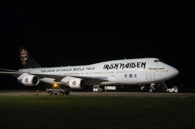 Iron Maiden - Ed Force One - Boing 747 - 2016
